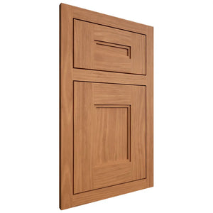 Shiloh Cabinetry Flush Inset Tahoe Cherry Plain Cut Medium Door