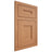Shiloh Cabinetry Flush Inset Tahoe Cherry Plain Cut Natural Door
