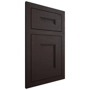 Shiloh Cabinetry Flush Inset Tahoe Maple Plain Cut Espresso Door