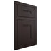Shiloh Cabinetry Flush Inset Tahoe Maple Plain Cut Espresso Door
