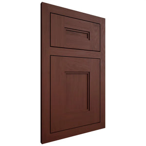 Shiloh Cabinetry Flush Inset Tahoe Maple Plain Cut Sable Door