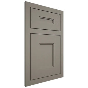 Shiloh Cabinetry Flush Inset Tahoe Maple Plain Cut Thyme Door