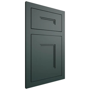 Shiloh Cabinetry Flush Inset Tahoe Paintable Billiard Green Door