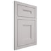Shiloh Cabinetry Flush Inset Tahoe Paintable Light French Gray Door