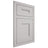 Shiloh Cabinetry Flush Inset Tahoe Paintable Mindful Gray Door
