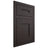 Shiloh Cabinetry Flush Inset Tahoe Poplar Plain Cut Carbon Door