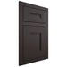 Shiloh Cabinetry Flush Inset Tahoe Poplar Plain Cut Carbon Door