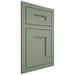 Shiloh Cabinetry Flush Inset Tahoe Poplar Plain Cut Moss Door