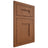 Shiloh Cabinetry Flush Inset Tahoe Red Oak Plain Cut Braun Door