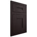 Shiloh Cabinetry Flush Inset Tahoe Red Oak Plain Cut Espresso Door