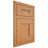 Shiloh Cabinetry Flush Inset Tahoe Red Oak Plain Cut Medium Door