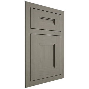 Shiloh Cabinetry Flush Inset Tahoe Walnut Plain Cut Thyme Door