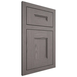 Shiloh Cabinetry Flush Inset Tahoe White Oak Plain Cut Flagstone Door