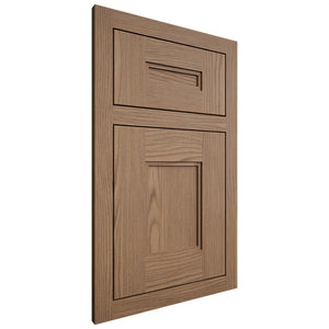 Shiloh Cabinetry Flush Inset Tahoe White Oak Plain Cut Medium Door