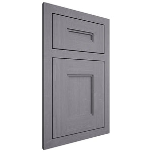 Shiloh Cabinetry Flush Inset Tahoe White Oak Quarter Sawn Cadet Door