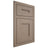 Shiloh Cabinetry Flush Inset Tahoe White Oak Rift Cut Almond Door