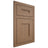 Shiloh Cabinetry Flush Inset Tahoe White Oak Rift Cut Medium Door