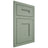 Shiloh Cabinetry Flush Inset Tahoe White Oak Rift Cut Moss Door