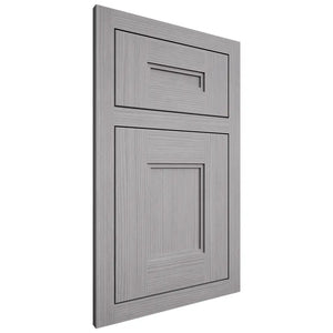 Shiloh Cabinetry Flush Inset Tahoe White Oak Rift Cut Stratus Door
