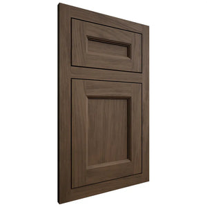 Shiloh Cabinetry Flush Inset Ward Alder Plain Cut Caviar Door