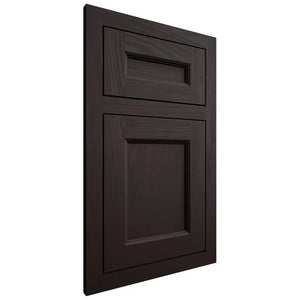 Shiloh Cabinetry Flush Inset Ward Alder Plain Cut Espresso Door