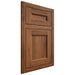 Shiloh Cabinetry Flush Inset Ward Hickory Plain Cut Burnt Sugar Door
