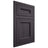 Shiloh Cabinetry Flush Inset Ward Hickory Plain Cut Harbor Door