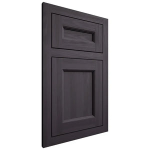 Shiloh Cabinetry Flush Inset Ward Hickory Plain Cut Harbor Door