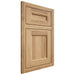 Shiloh Cabinetry Flush Inset Ward Hickory Plain Cut Natural Door