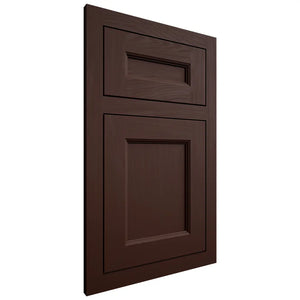 Shiloh Cabinetry Flush Inset Ward Maple Plain Cut Cocoa Door