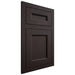 Shiloh Cabinetry Flush Inset Ward Maple Plain Cut Espresso Door