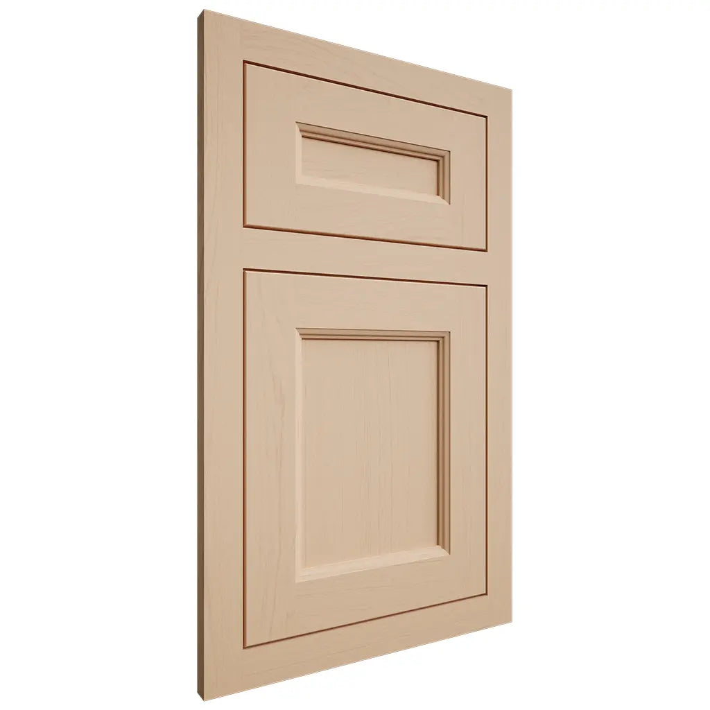 Shiloh Cabinetry Flush Inset Ward Maple Plain Cut Natural Door