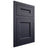 Shiloh Cabinetry Flush Inset Ward Paintable Hale Navy Door
