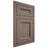 Shiloh Cabinetry Flush Inset Ward Poplar Plain Cut River Rock Door