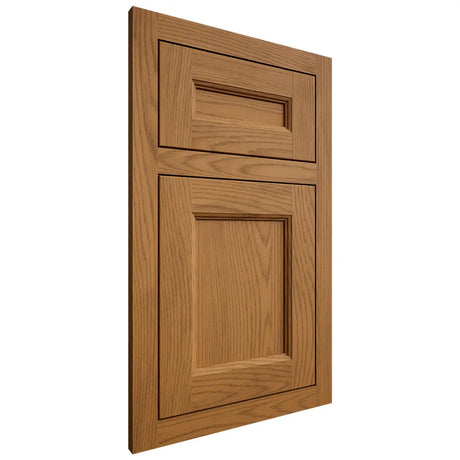 Shiloh Cabinetry Flush Inset Ward Red Oak Plain Cut Autumn Door