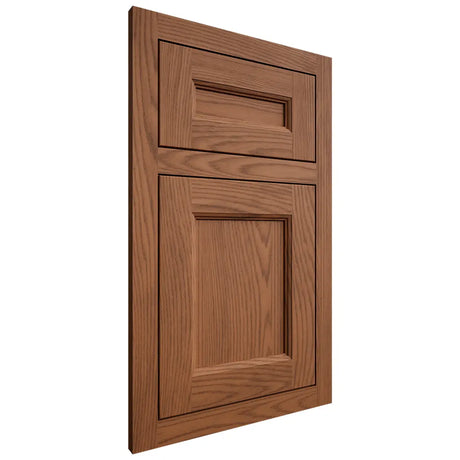 Shiloh Cabinetry Flush Inset Ward Red Oak Plain Cut Braun Door