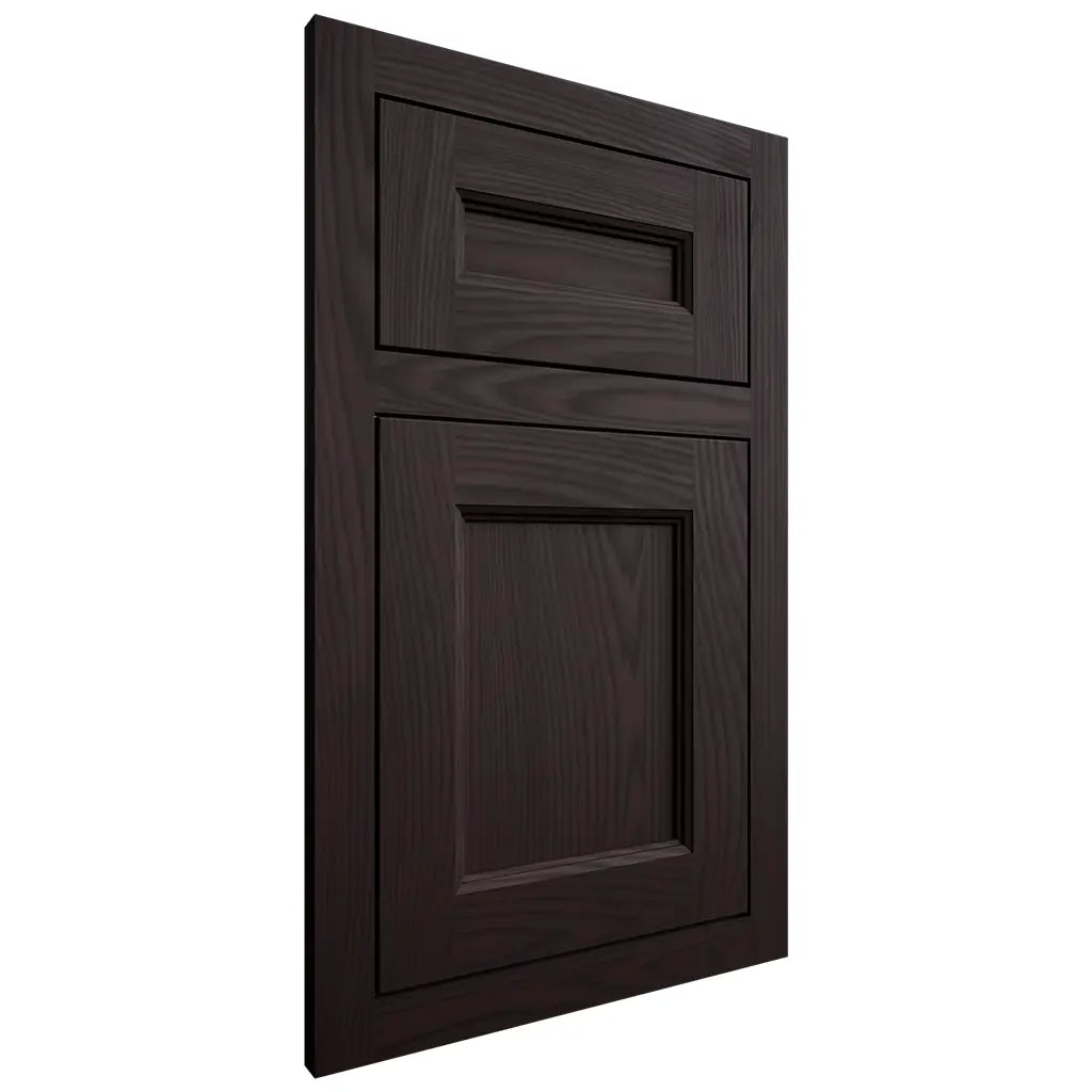 Shiloh Cabinetry Flush Inset Ward Red Oak Plain Cut Espresso Door