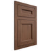 Shiloh Cabinetry Flush Inset Ward Walnut Plain Cut Natural Door