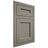 Shiloh Cabinetry Flush Inset Ward Walnut Plain Cut Thyme Door