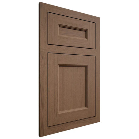 Shiloh Cabinetry Flush Inset Ward White Oak Plain Cut Autumn Door