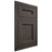 Shiloh Cabinetry Flush Inset Ward White Oak Plain Cut Creekside Door