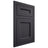 Shiloh Cabinetry Flush Inset Ward White Oak Plain Cut Harbor Door