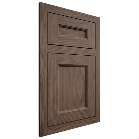 Shiloh Cabinetry Flush Inset Ward White Oak Plain Cut Mineral Door