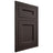Shiloh Cabinetry Flush Inset Ward White Oak Plain Cut Morel Door