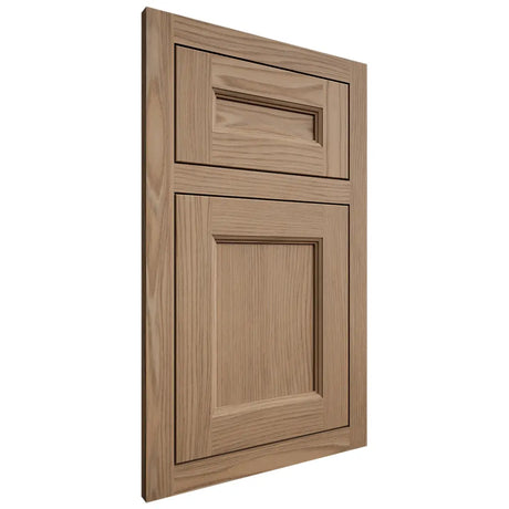 Shiloh Cabinetry Flush Inset Ward White Oak Plain Cut Natural Door