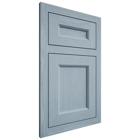 Shiloh Cabinetry Flush Inset Ward White Oak Plain Cut Sky Door