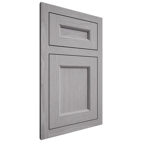 Shiloh Cabinetry Flush Inset Ward White Oak Plain Cut Stratus Door