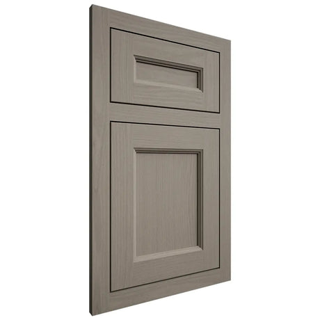 Shiloh Cabinetry Flush Inset Ward White Oak Plain Cut Thyme Door