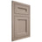 Shiloh Cabinetry Flush Inset Ward White Oak Plain Cut Whitewash Door