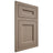 Shiloh Cabinetry Flush Inset Ward White Oak Quarter Sawn Almond Door